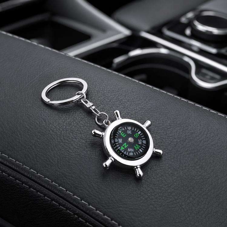 Creative Rudder Compass Style Keychain