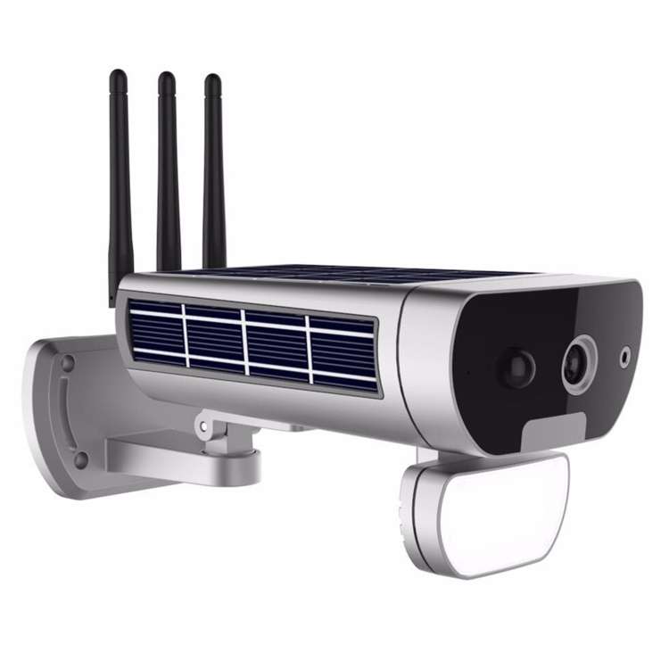T8 1080P Full HD Solar Battery Ultra Low Power Sound Light Alarm Network Camera, Support Motion D...