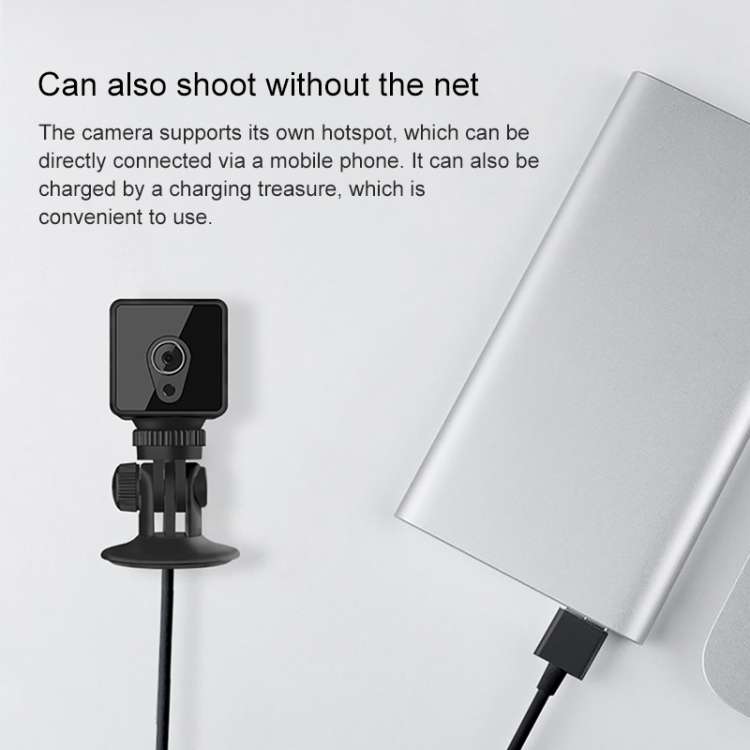 CAMSOY S1 HD 1280 x 720P 140 Degree Wide Angle Wireless WiFi Intelligent Surveillance Camera