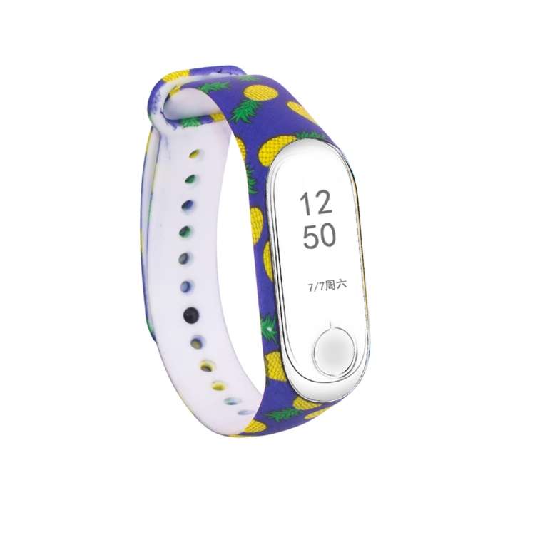 Silicone Painting Watch Band for Xiaomi Mi Band 3 &amp; 4