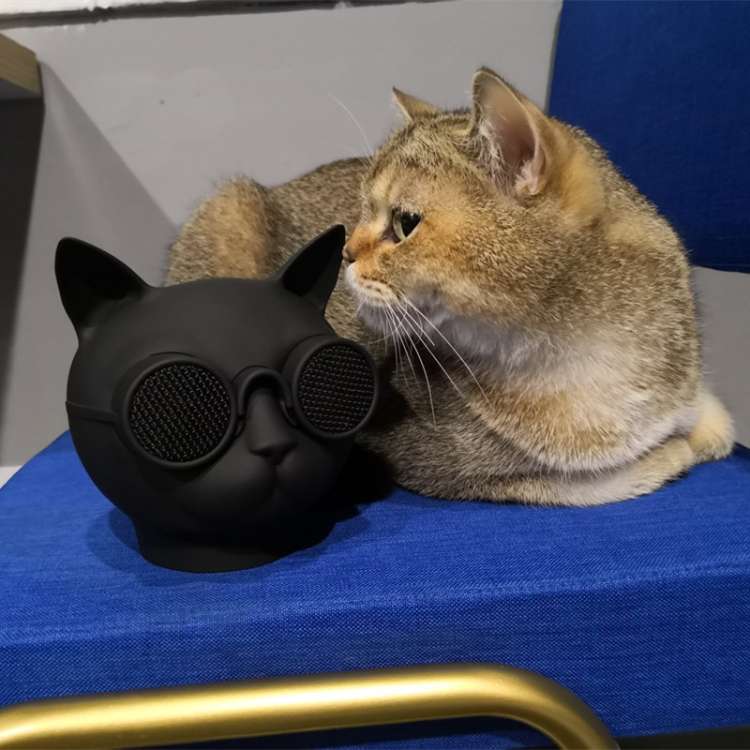 T8 Mini Cat Shape Stereo Wireless Bluetooth Speaker, Support Hands-free / TF Card / FM