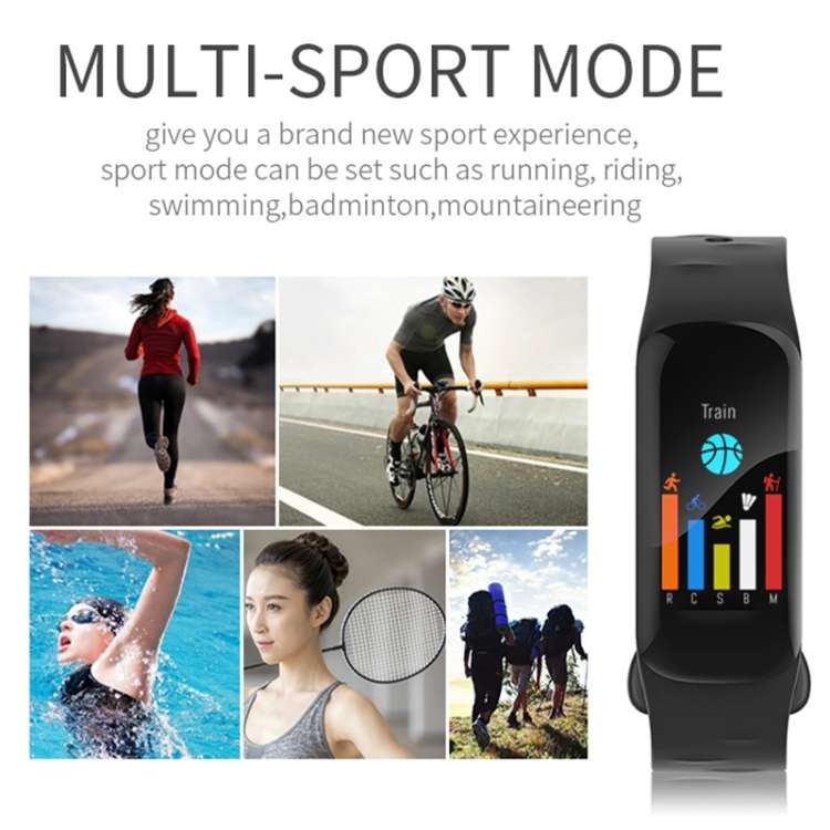 H29 1.14 inches IPS Color Screen Smart Bracelet IP67 Waterproof, Support Step Counting / Call Rem...
