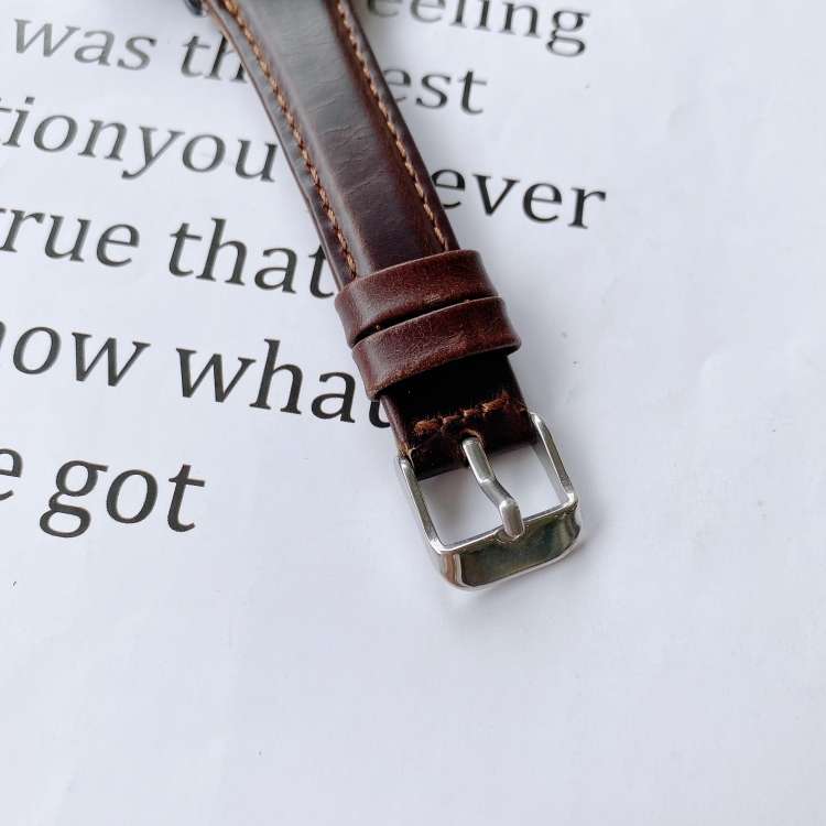 For Samsung Galaxy Watch 20mm Smart Watch Universal Double-sided Leather Small Watch Band, 20mm