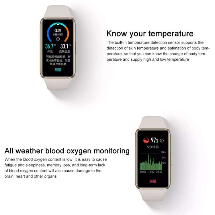 Original Huawei Band 6 Pro 1.47 inch AMOLED Color Screen Bluetooth 5.0 5ATM Waterproof Smart Wris...