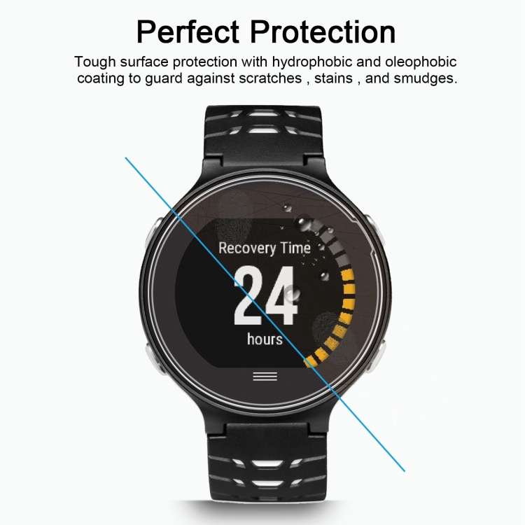 ENKAY Hat-Prince for Garmin Forerunner 630 Smart Watch 0.2mm 9H Surface Hardness 2.15D Curved Edg...
