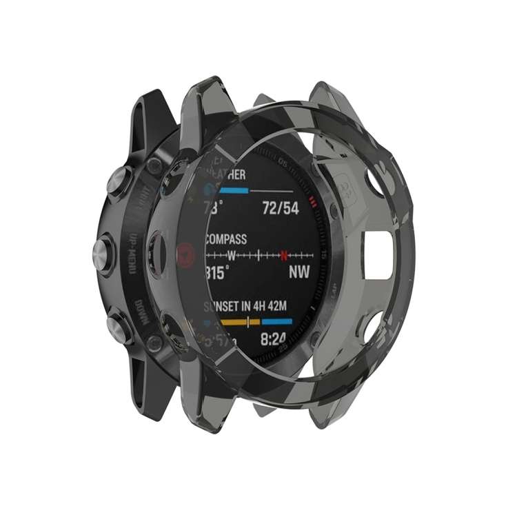 For Garmin Fenix 6 TPU Half Coverage Smart Watch Protevtice Case, For Garmin Fenix 6