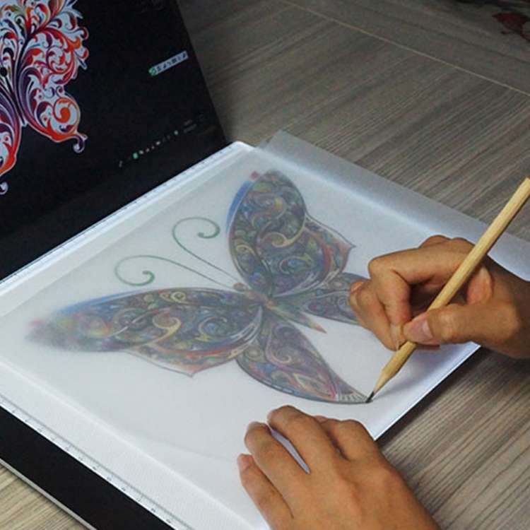 3.5W 5V LED USB Three Level of Brightness Dimmable A4 Acrylic Scale Copy Boards Anime Sketch Draw...