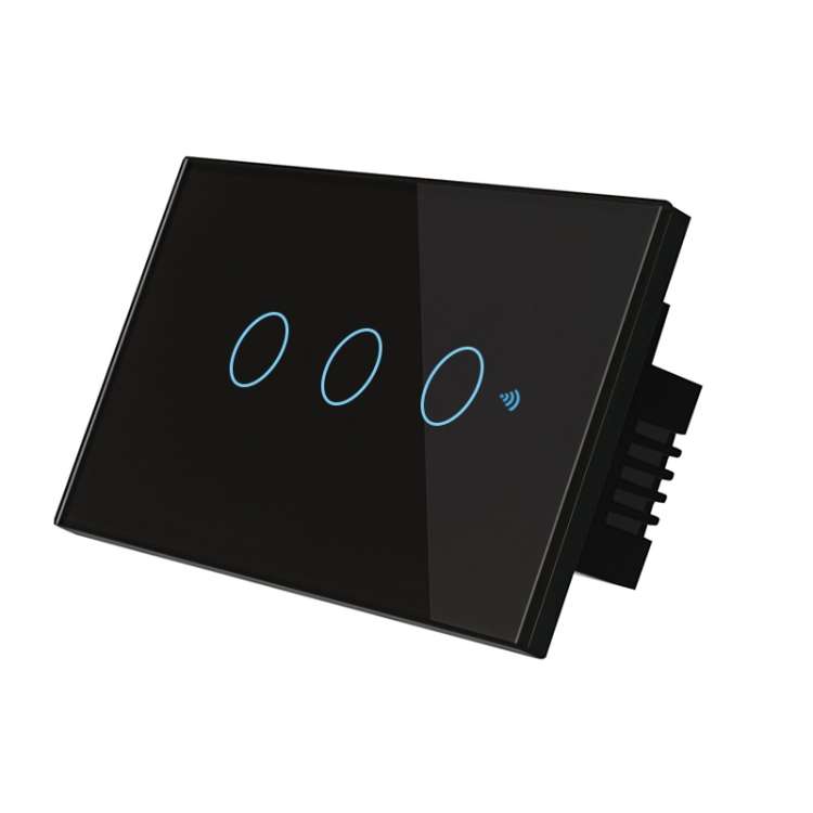 TC120 Wifi Smart Light Switch Glass Screen Touch Panel Voice Control Wireless Wall Switch Work wi...