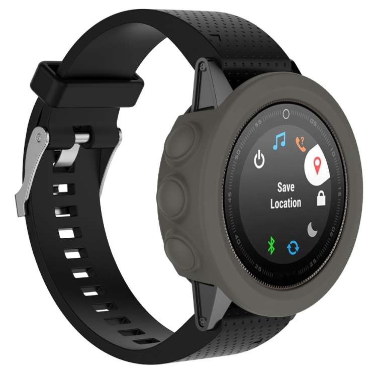 Solid Color Silicone Watch Protective Case for Garmin Fenix 5, For Garmin Fenix 5