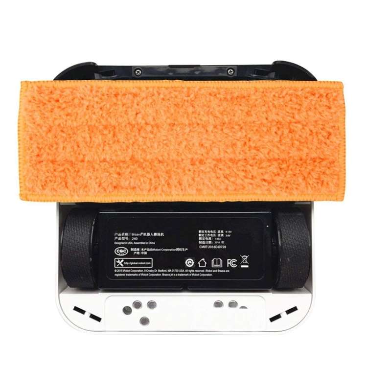 3 PCS Reusable Replacement Microfiber Mopping Cloth Wet Rag for iRobot Braava jet240 / 241
