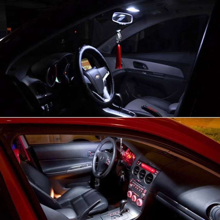 2 PCS Festoon 39mm 2W 200LM White Light 20 LED SMD 4014 Error Free License Plate Lights Car Light...