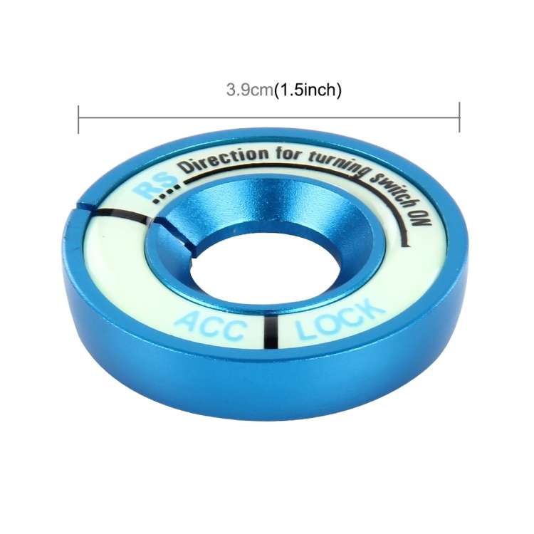 Car Aluminum Igniter Night Luminous Decoration Ring For Audi And Volkswagen