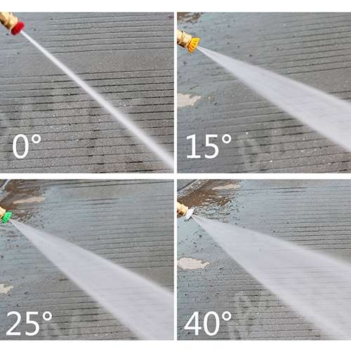 High Pressure Car Wash Gun Jet Nozzle Washer Accessories, Nozzle Angle: 25 Degree