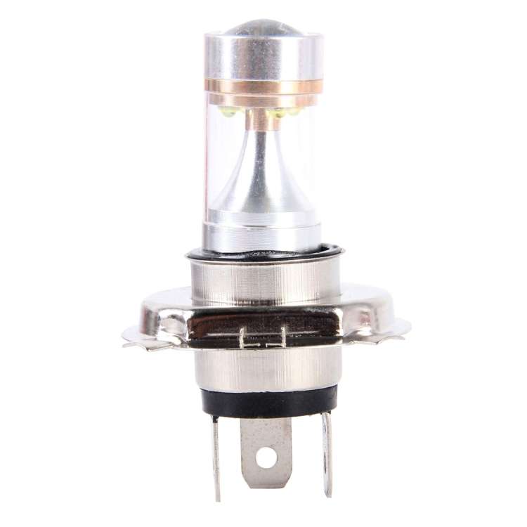 2 PCS H4 350 LM 6000K 30W White Light 6 LED Car Fog Light Bulb, DC 12V