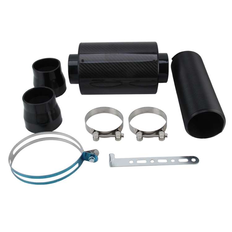 Universal Air Intakes Short Cold Racing Aluminium Air Intake Pipe Hose High Flow Cold Air Extensi...