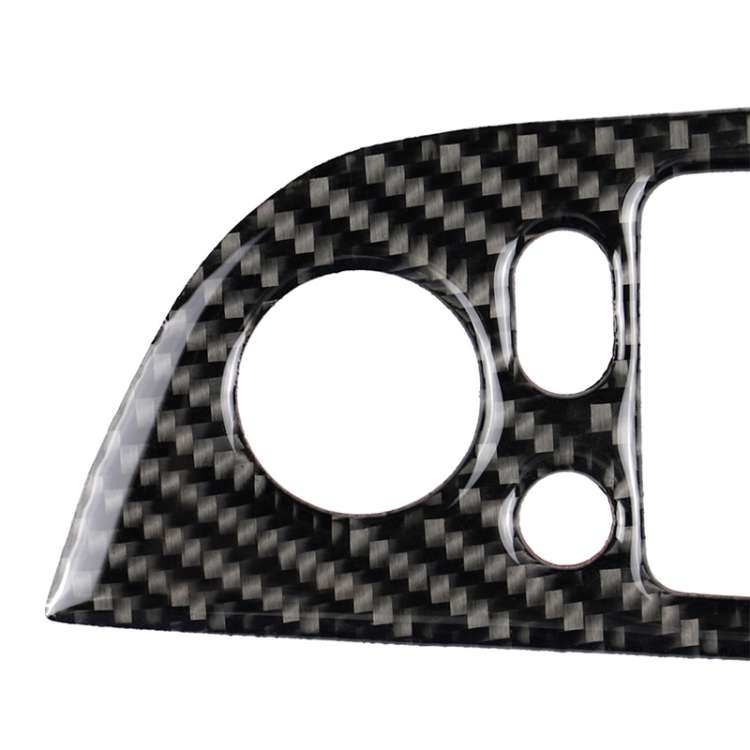 Car Carbon Fiber Window Lift Panel With Folding Key Soild Decorative Sticker for Left Drive BMW Z...
