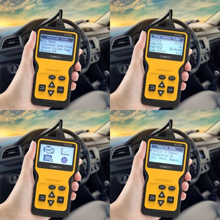 V310 Car Handheld V1.1 OBD2 Fault Detector OBD2 Diagnostic Tool