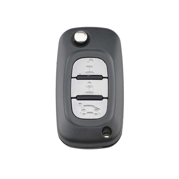 For RENAULT Clio / Megane / Kangoo / Modus Car Keys Replacement 3 Buttons Car Key Case with Folda...
