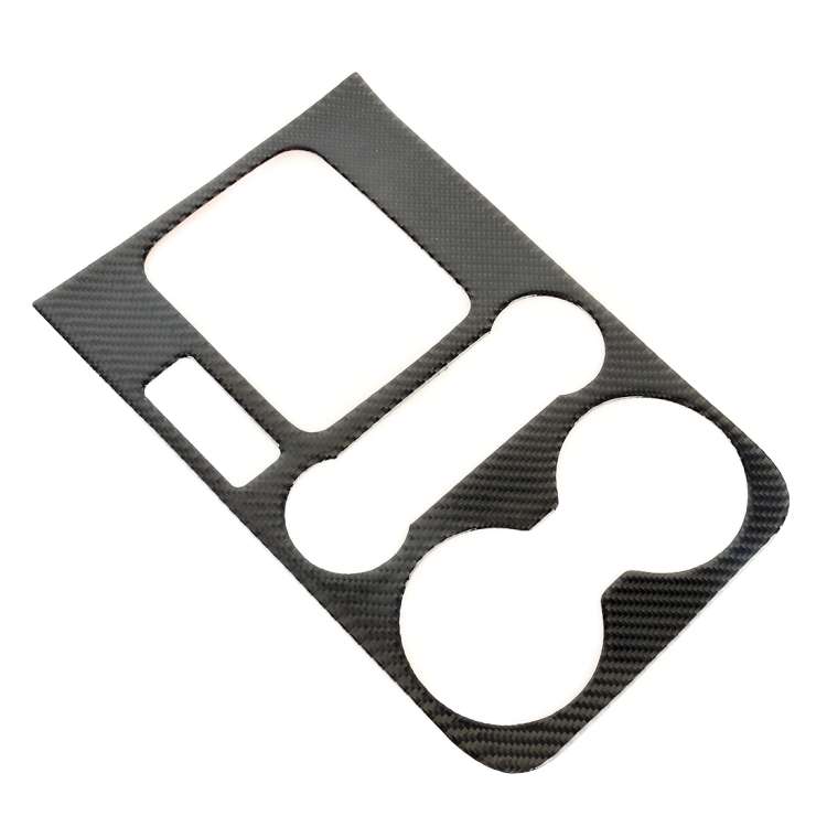 Car Carbon Fiber Gearshift Panel Frame Decorative Sticker for Volkswagen Touareg 2011-2018