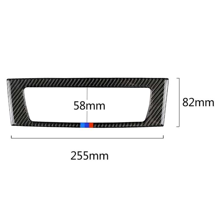 Car Carbon Fiber Central Control CD Panel Three Color Decorative Sticker for BMW Z4 2009-2015