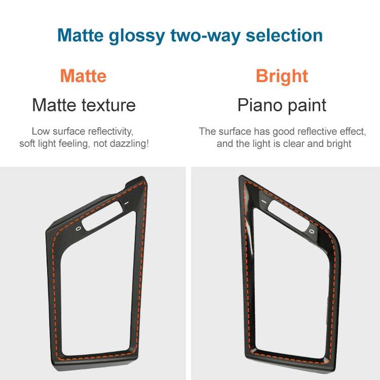 Car Left Side Air Conditioner Vent Panel for BMW X1, Left Driving(Color: Bright), Left Side (Colo...