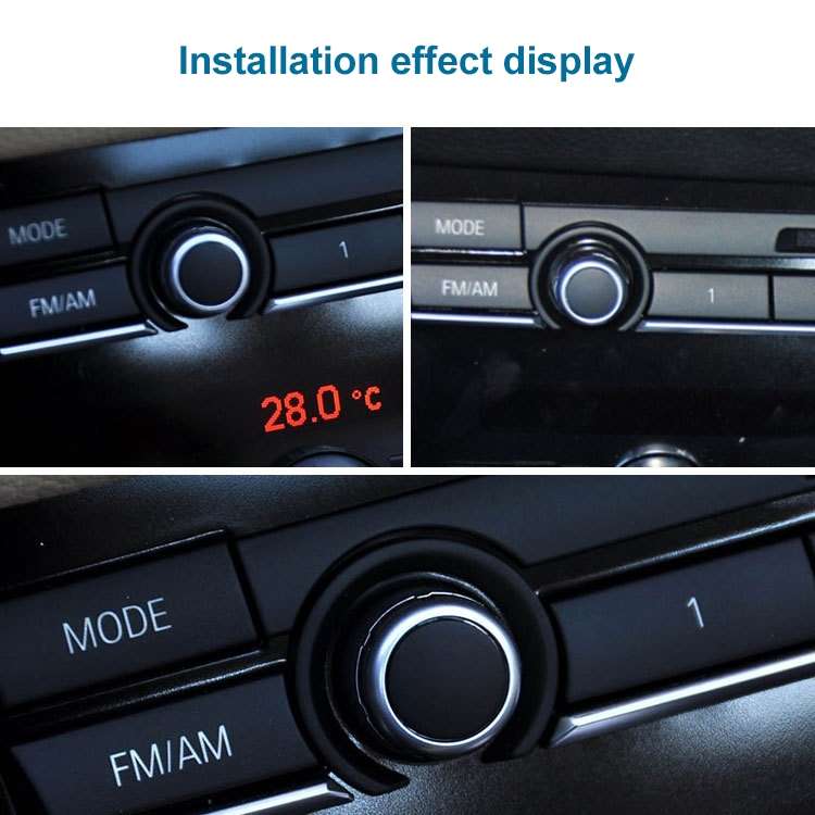 Car Radio Switch CD Player Switch Button for BMW 5 Series F10, Left Driving