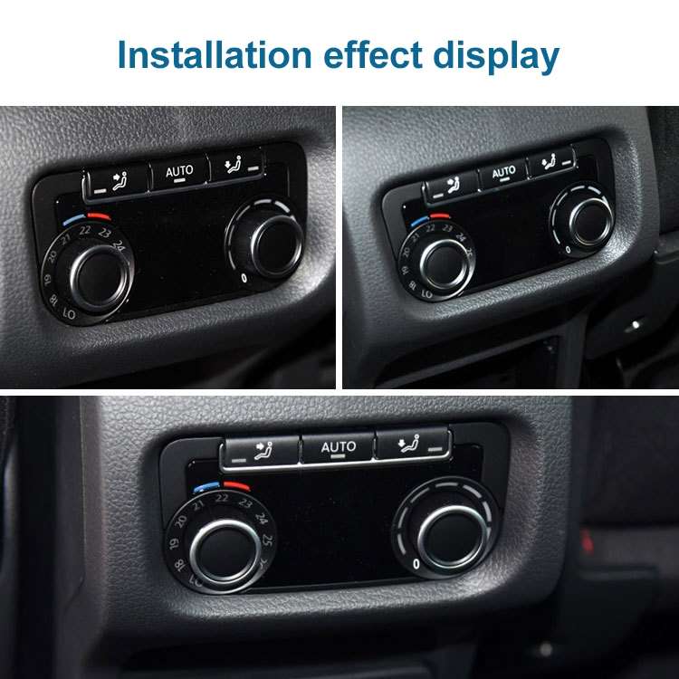 Car Rear Air Conditioner Panel Trim Cover for Volkswagen Sharan, Left Driving