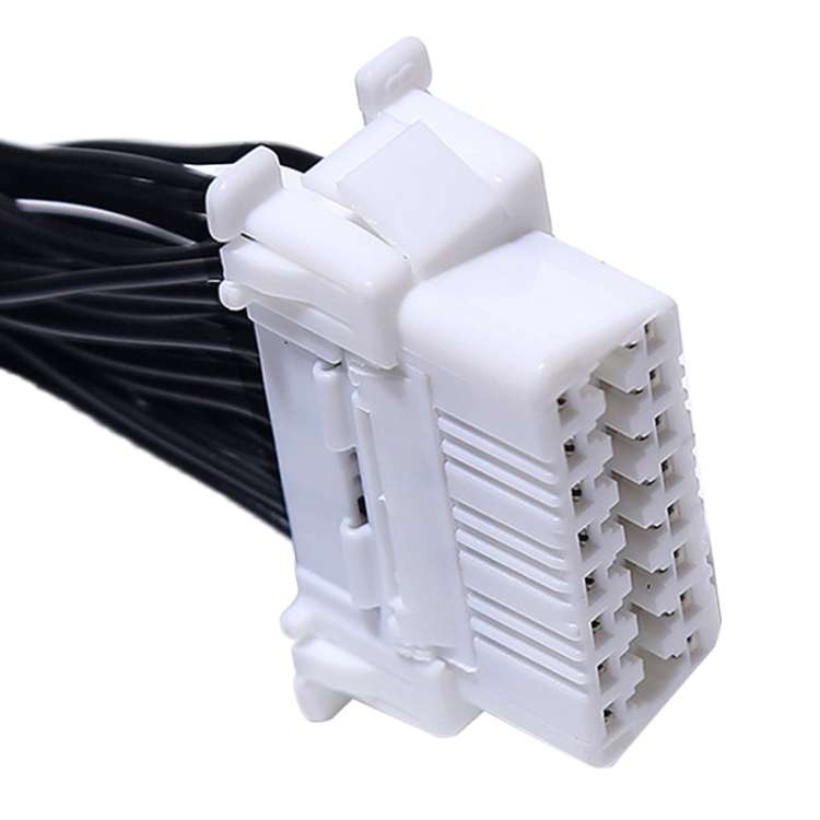 2 in 1 16PIN Car OBD Diagnostic Extended Cable OBD2 Cable