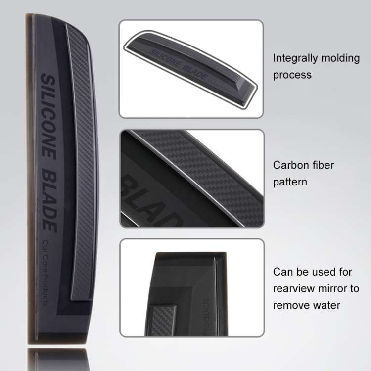 Car Cleaning Silicone Wiper I-shaped Water Scraper