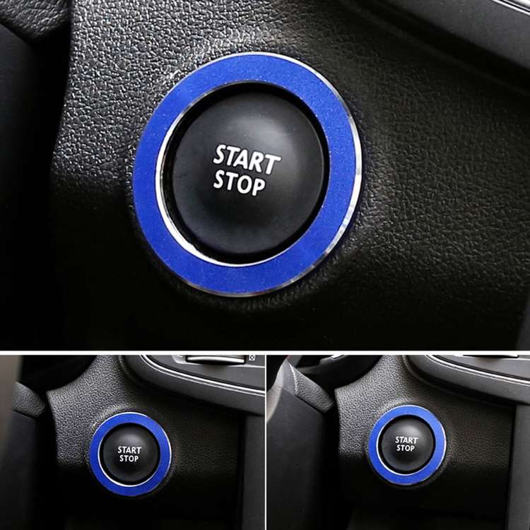For Renault Metal Ignition Key Ring, Inside Diameter: 4.8cm, For Renault (Blue), For Renault (Red)
