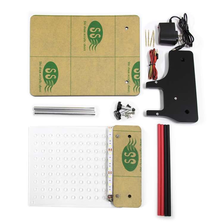 Car LED BDM Frame Holder BDM ECU Brush Test Stand with 4 Probe Pens, US Plug