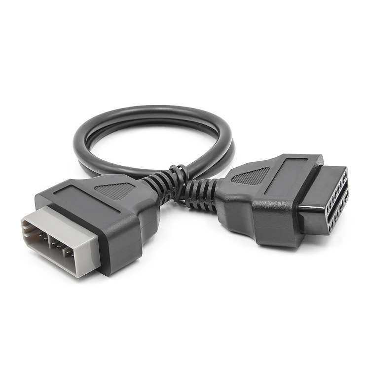 14Pin to 16Pin Car OBD2 Conversion Cable OBDII Diagnostic Adapter Cable for Nissan
