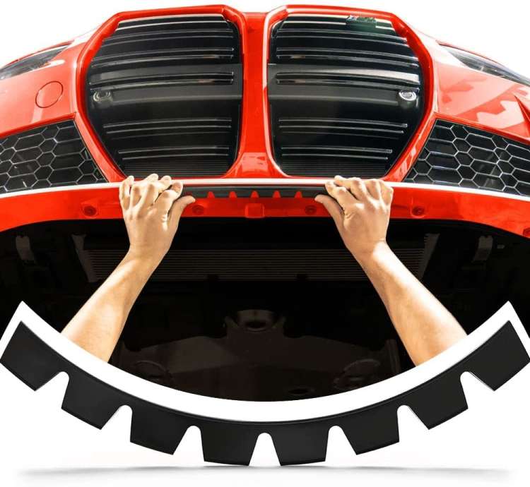 Car Modified Bumper Guard Kit Black