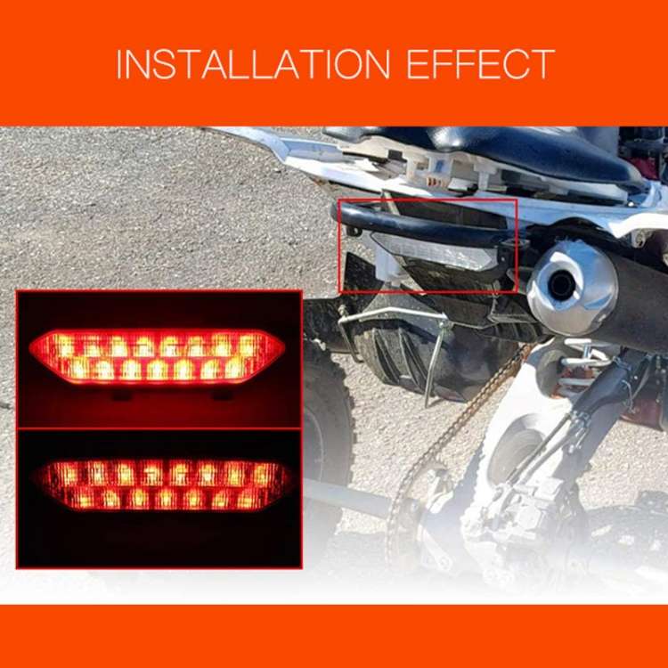 Motorcycle LED Brake Tail Light for Yamaha Raptor 700 2006-2018