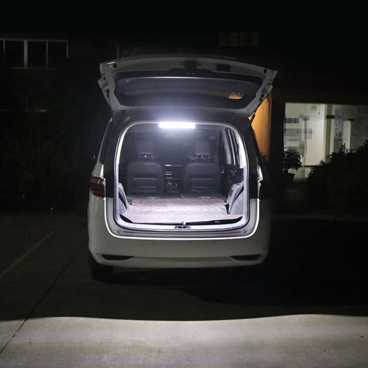 2 PCS ZS-3348 DC12-24V High Bright 84 COB Lamp Beads Car Dome Light Cabin Light Bar