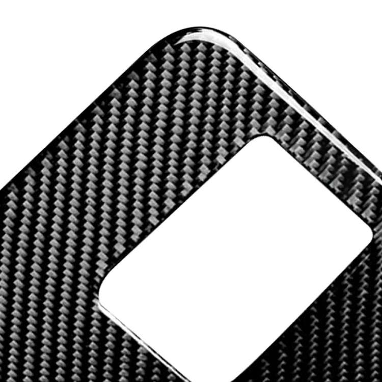 Car Carbon Fiber Storage Box Panel Solid Color Decorative Sticker for BMW G01 X3 2018-2020 / G02 ...