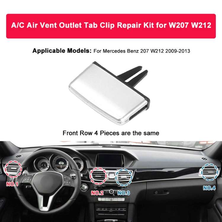 For Mercedes-Benz W212 2009-2013 Car Air Conditioning Exhaust Switch Paddle Air Conditioning Leaf...