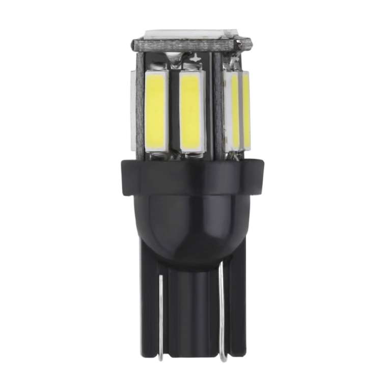 10pcs T10 DC12V / 0.96W / 0.08A Car Clearance Light 10LEDs SMD-7020 Lamp Beads