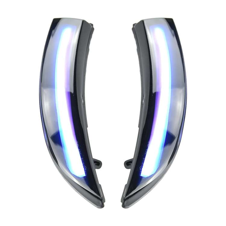 1 Pair For Ford Fiesta 2008-2017 Car Dynamic LED Turn Signal Light Rearview Mirror Flasher Water ...