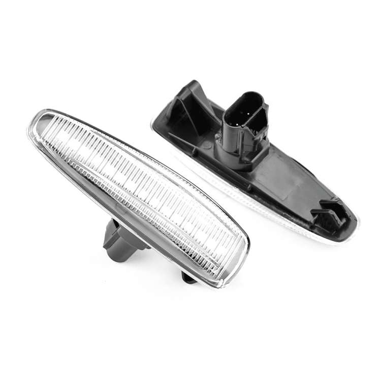 2pcs For Mitsubishi Lancer 2008-2018 Car Dynamic LED Fender Side Light, For Mitsubishi Lancer 200...