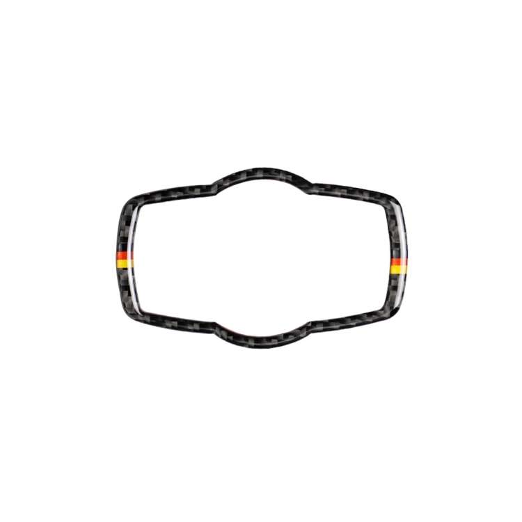 Yellow Red Color Carbon Fiber Car Headlight Switch Decorative Sticker for BMW E90 / E92 / E93 200...