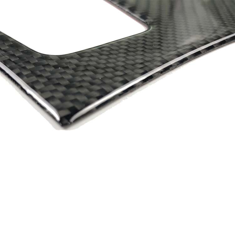 Car Carbon Fiber Solid Color Gear Panel Decorative Sticker for BMW X5 2008-2013 / X6 2009-2014, L...