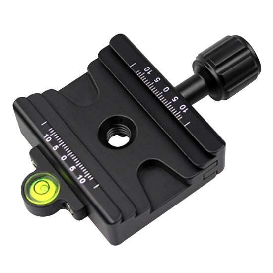 FCD-1 Dual-use Knob Quick Release Clamp Adapter Plate Mount for 39mm Arca / 32mm SLIDEFIX Quick R...
