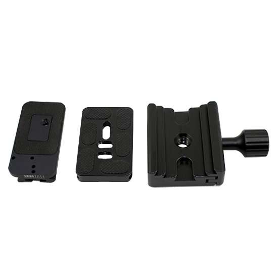 FCD-1 Dual-use Knob Quick Release Clamp Adapter Plate Mount for 39mm Arca / 32mm SLIDEFIX Quick R...