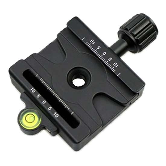 FMA-60 Dual-use Knob Quick Release Clamp Adapter Plate Mount for Arca Swiss / RRS / SUNWAYFOTO Qu...