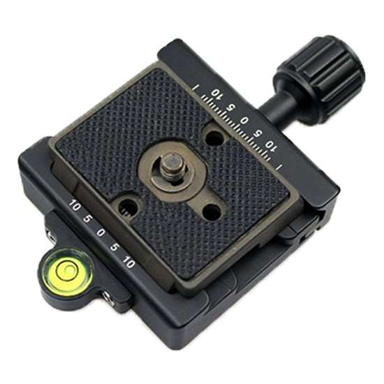 FMA-60 Dual-use Knob Quick Release Clamp Adapter Plate Mount for Arca Swiss / RRS / SUNWAYFOTO Qu...