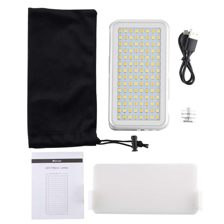 LED-013 Pocket 112 LEDs Professional Vlogging Photography Video &amp; Photo Studio Light with OLE...