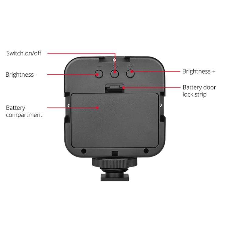 YELANGU LED01 49 LED Video Light for Camera / Video Camcorder, Video Light
