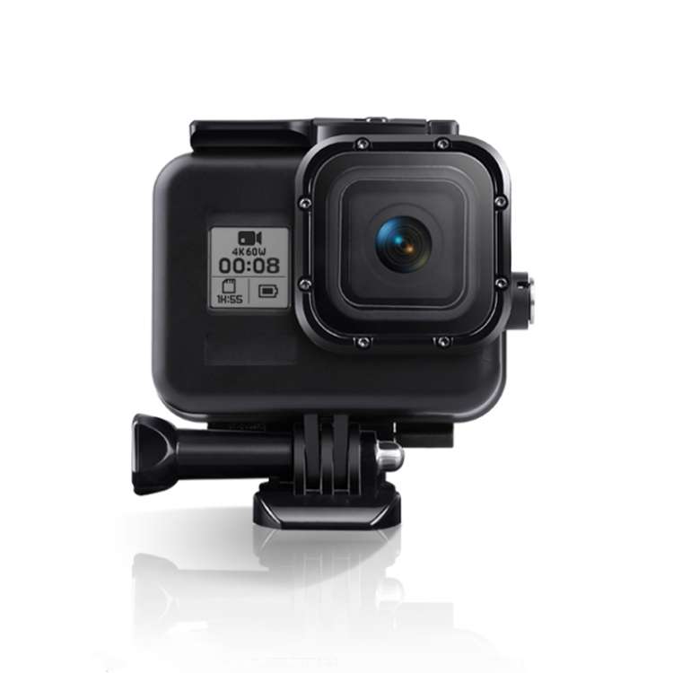 For GoPro HERO8 Black 45m Waterproof Housing Protective Case with Buckle Basic Mount &amp; Screw ...