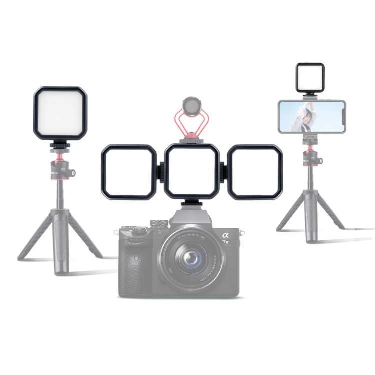 MJ58 Pocket Beauty Fill Light Handheld Camera Photography Streamer LED Light with Remote Control,...